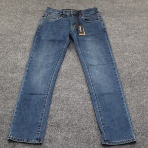 NWT Kenneth Cole New York Slim Fit Stretch Denim Jeans 28x30 Modern Rise Ankle